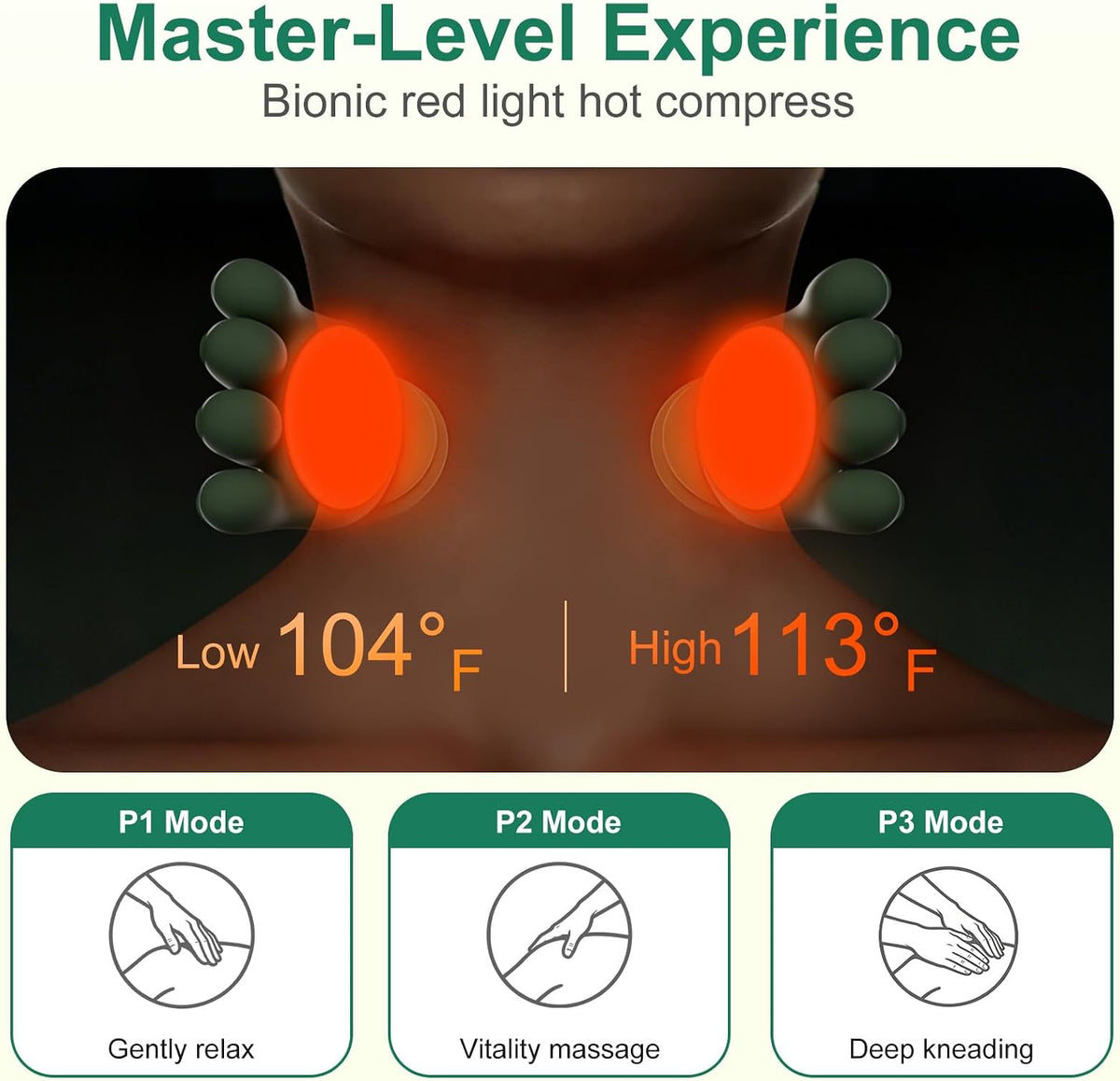 Bionic Human-Like Neck Massager