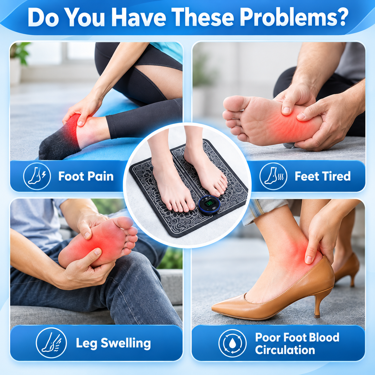 EMS Foot Massager Pad